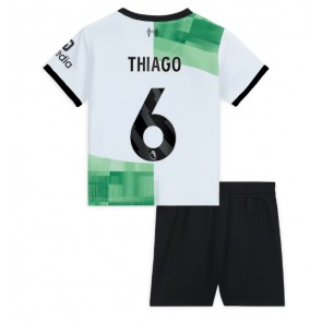 Maillot de foot Liverpool Thiago Alcantara #6 Extérieur enfant 2023-24 Manches Courte (+ pantalon court)